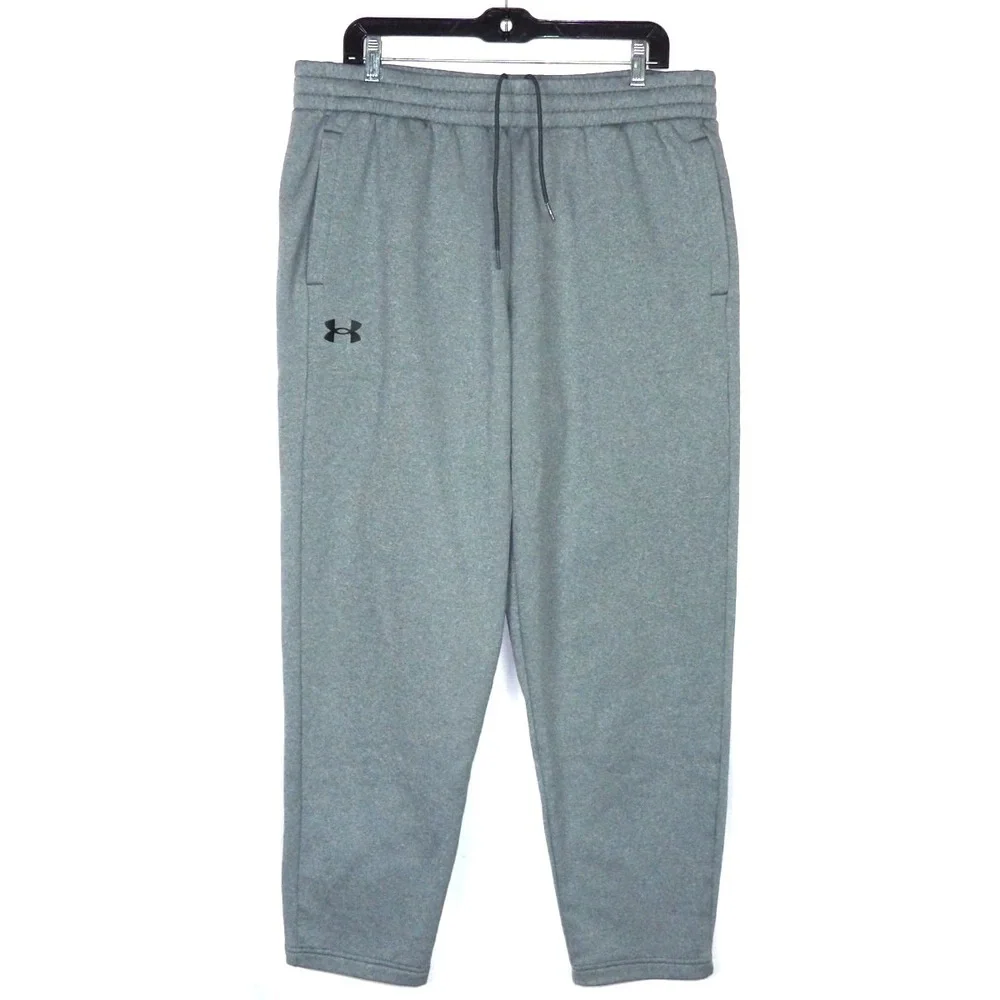 Under Armour Cold Gear Gray Fleece Lined Performance Sweatpants Men's XXL